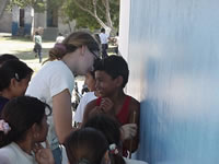 Robyn working with Peace Corps El Salvador